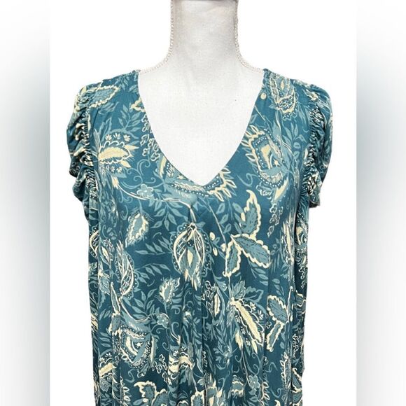 Free people hello lover ruched sleeve tunic top - Picture 3 of 7